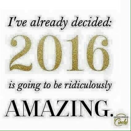 Let's make a plan for the New Year - 2016 here we come!!