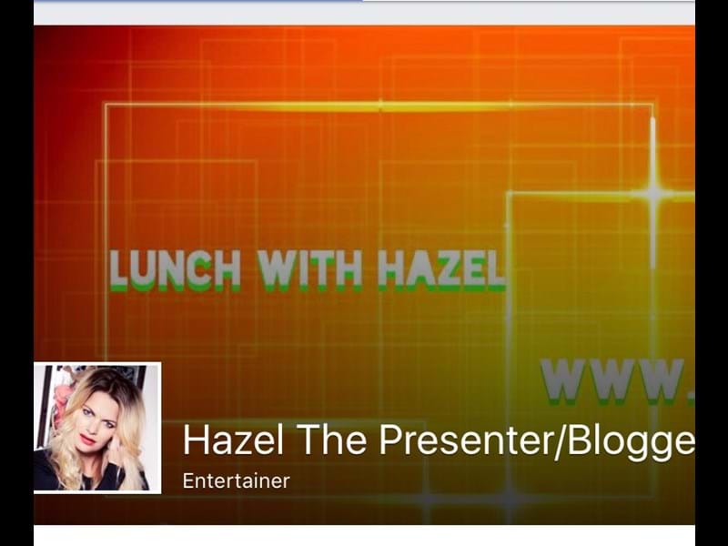 Don't forget to check out my New Facebook Page! 'Hazel The Presenter'.