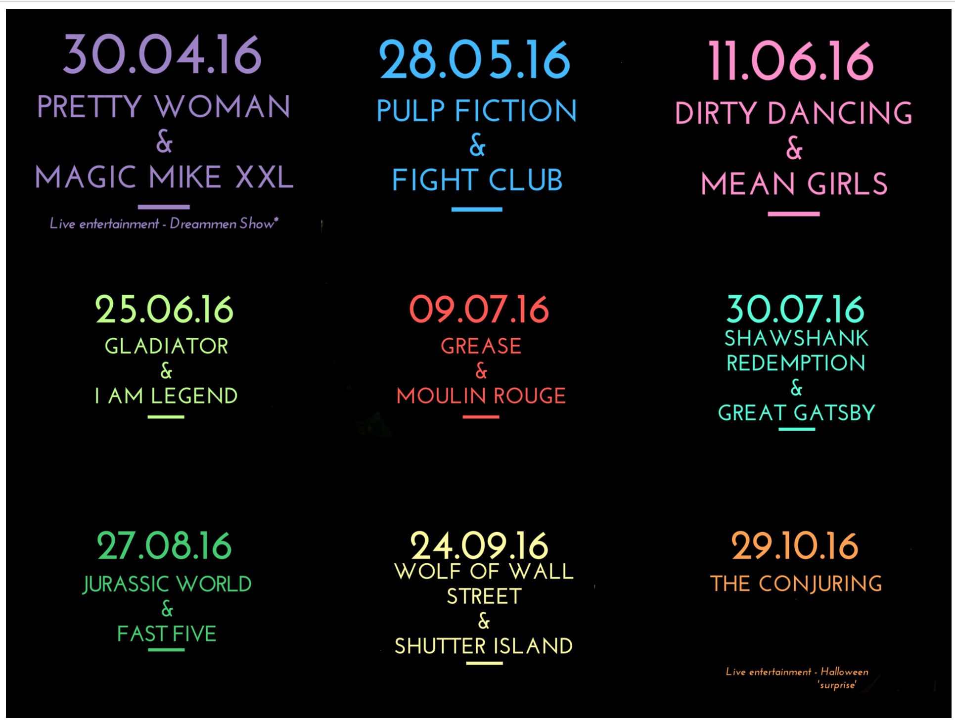 Sleepover Cinema Club - What a cracking idea! Bring on the summer.